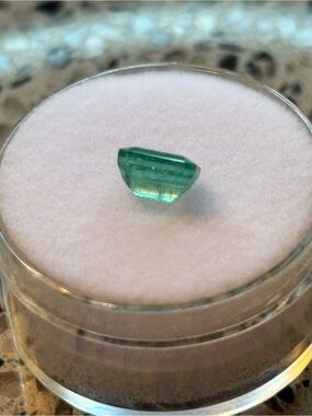 Emerald Bright Green Emerald Cut Loose Gem Stone